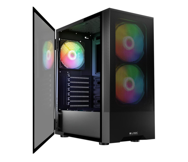 LOGIC CONCEPT Arya ARGB USB 3.0 Midi Tower Czarny AT-ARYA-10-000000-0002 - 1185196 - zdjęcie 4